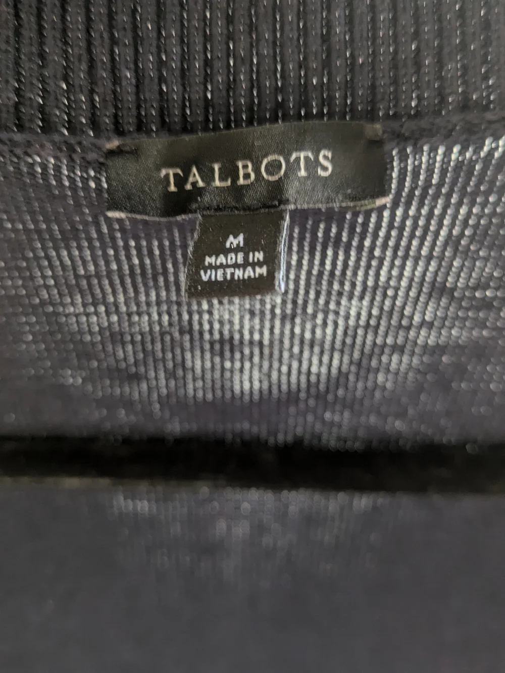 Talbots Blue Lightweight Button-Front Cardigan Jacket - Picture 3 of 6